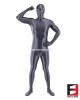 SPANDEX SLICK FUNSUIT GREY FS02