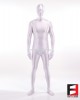 SPANDEX SLICK FUNSUIT WHITE FS02