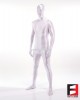 SPANDEX SLICK FUNSUIT WHITE FS02