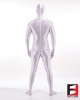 SPANDEX SLICK FUNSUIT WHITE FS02