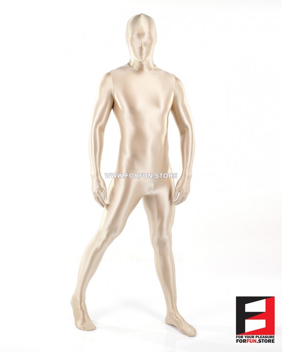 SPANDEX SLICK FUNSUIT SAND FS02
