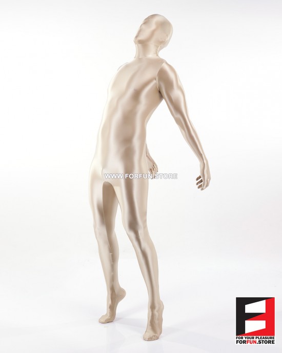 SPANDEX SLICK FUNSUIT SAND FS02