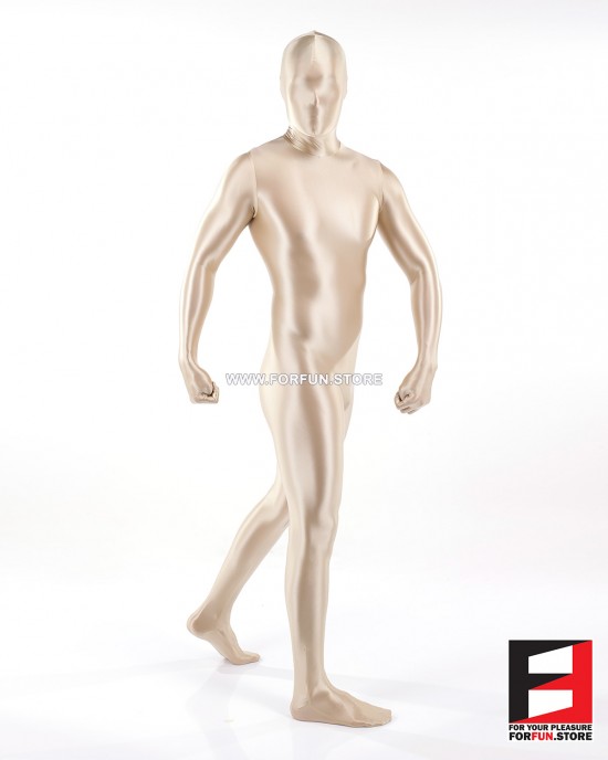 SPANDEX SLICK FUNSUIT SAND FS02