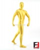 SPANDEX SLICK FUNSUIT YELLOW FS02