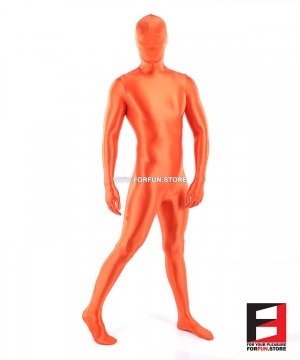 SPANDEX SLICK FUNSUIT ORANGE FS02 SPANDEX SLICK FUNSUIT ORANGE FS02