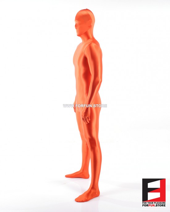 SPANDEX SLICK FUNSUIT ORANGE FS02