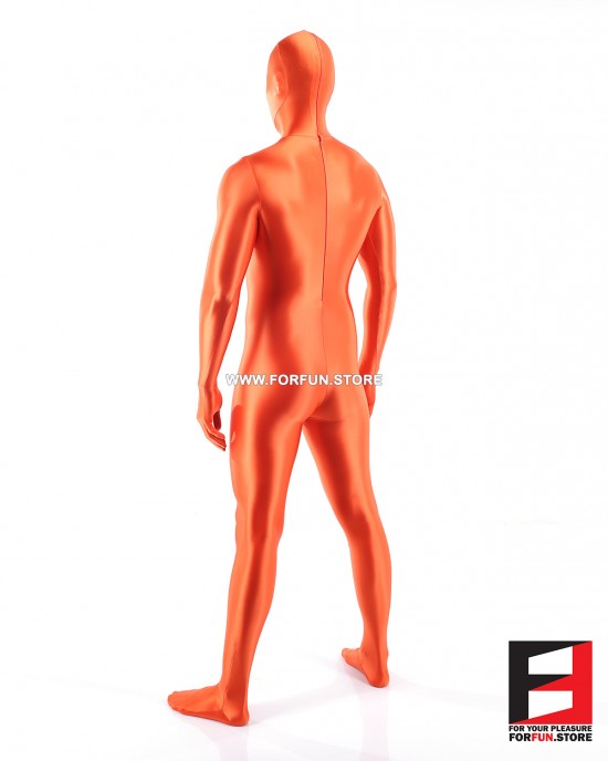 SPANDEX SLICK FUNSUIT ORANGE FS02