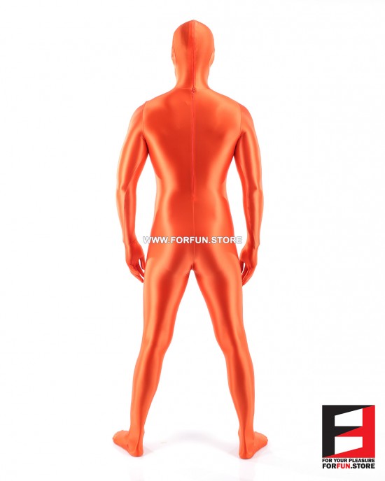 SPANDEX SLICK FUNSUIT ORANGE FS02