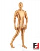 SPANDEX SLICK FUNSUIT GOLD FS02