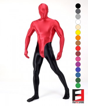 SPANDEX SLICK FUNSUIT TWO COLORS FS02B  - 16 Colors Available