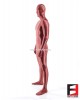 SPANDEX SLICK FUNSUIT BRONZE FS02