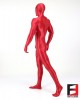 SPANDEX SLICK FUNSUIT WITH CHEST ZIPPERS RED FS02