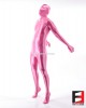 SPANDEX SLICK FUNSUIT PINK FS02