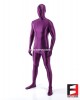 SPANDEX SLICK FUNSUIT PURPLE FS02