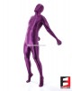 SPANDEX SLICK FUNSUIT PURPLE FS02