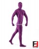 SPANDEX SLICK FUNSUIT PURPLE FS02