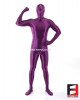 SPANDEX SLICK FUNSUIT PURPLE FS02