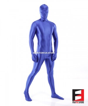 SPANDEX SLICK FUNSUIT BLUE FS02 SPANDEX SLICK FUNSUIT BLUE FS02