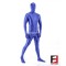 SPANDEX SLICK FUNSUIT BLUE FS02