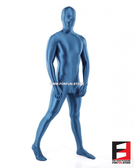 SPANDEX SLICK FUNSUIT BLUE SEA FS02
