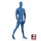 SPANDEX SLICK FUNSUIT BLUE SEA FS02