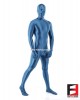 SPANDEX SLICK FUNSUIT BLUE SEA FS02
