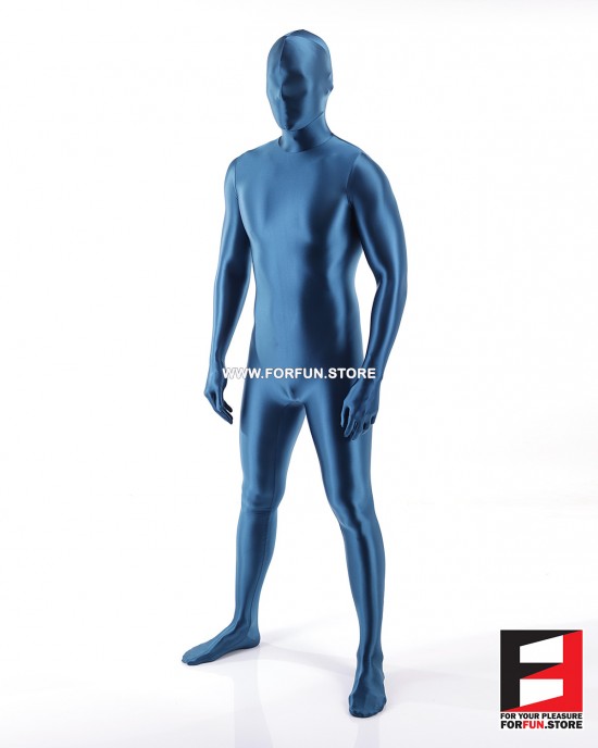 SPANDEX SLICK FUNSUIT BLUE SEA FS02