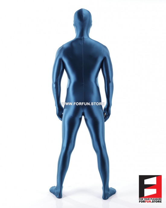 SPANDEX SLICK FUNSUIT BLUE SEA FS02