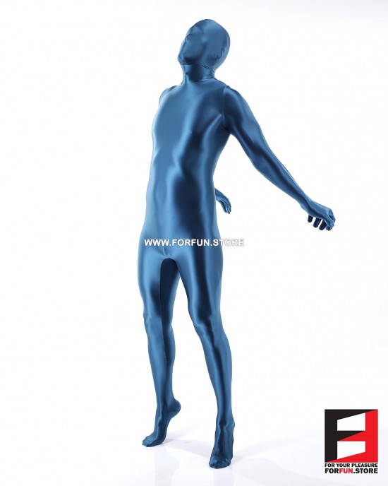 SPANDEX SLICK FUNSUIT BLUE SEA FS02