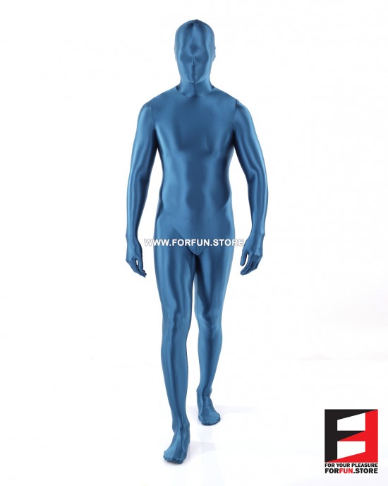 SPANDEX SLICK FUNSUIT BLUE SEA FS02