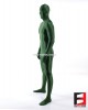 SPANDEX SLICK FUNSUIT GREEN DARK FS02