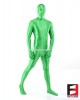SPANDEX SLICK FUNSUIT GREEN LIGHT FS02