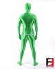SPANDEX SLICK FUNSUIT GREEN LIGHT FS02