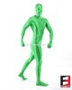 SPANDEX SLICK FUNSUIT GREEN LIGHT FS02