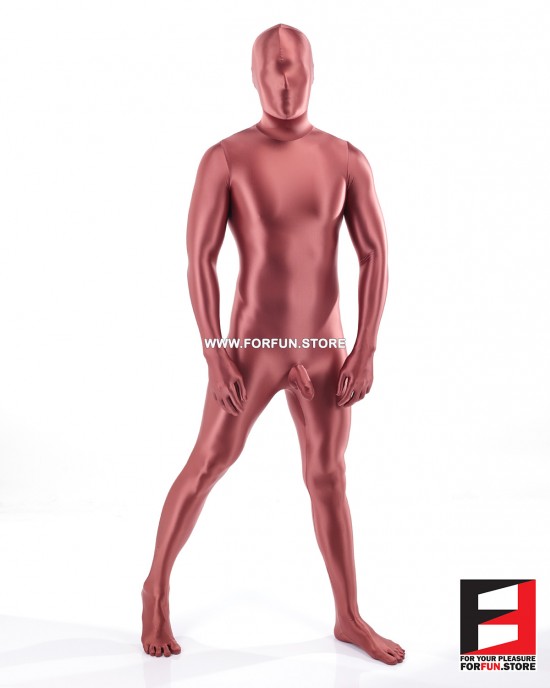 SPANDEX SLICK FUNSUIT WITH FRONT SHEATH FS02SH - 16 Colors Available