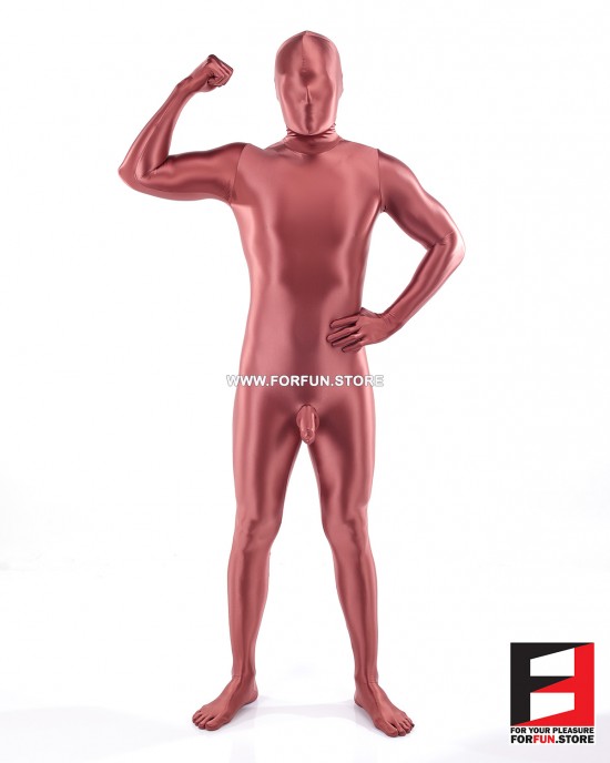 SPANDEX SLICK FUNSUIT WITH FRONT SHEATH FS02SH - 16 Colors Available
