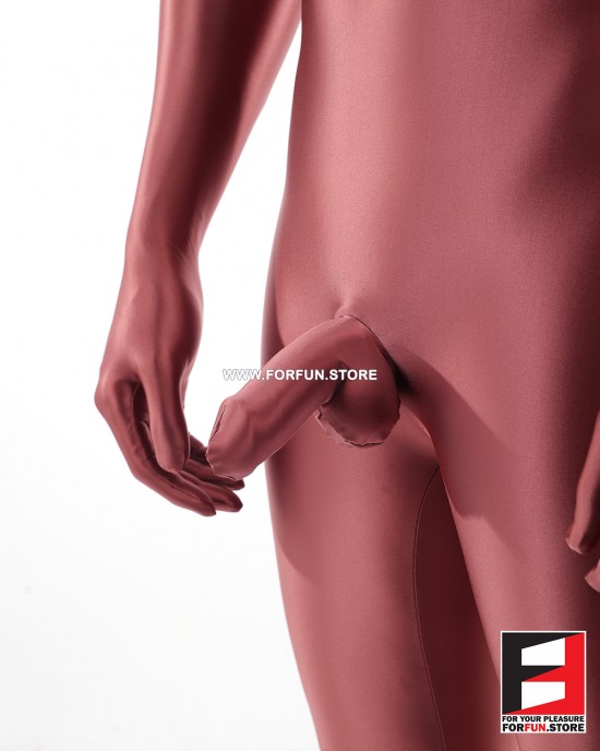 SPANDEX SLICK FUNSUIT WITH FRONT SHEATH FS02SH - 16 Colors Available