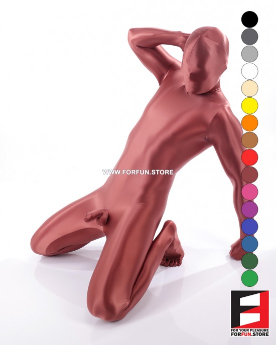 SPANDEX SLICK FUNSUIT WITH FRONT SHEATH FS02SH - 16 Colors Available