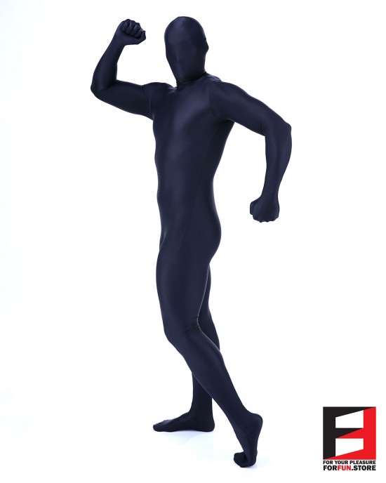 SPANDEX SMOOTH FUNSUIT BLACK FS03