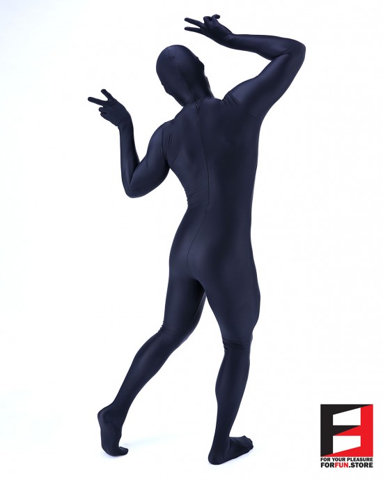 SPANDEX SMOOTH FUNSUIT BLACK FS03