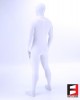 SPANDEX SMOOTH FUNSUIT WHITE FS03