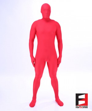 SPANDEX SMOOTH FUNSUIT RED FS03