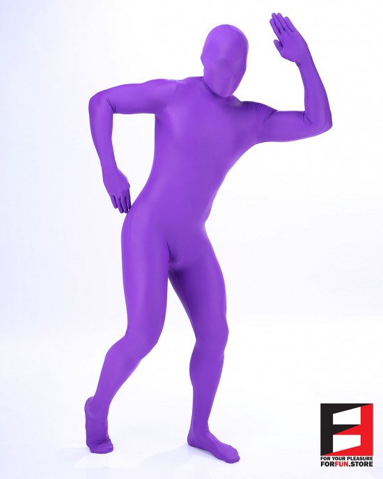 SPANDEX SMOOTH FUNSUIT PURPLE FS03