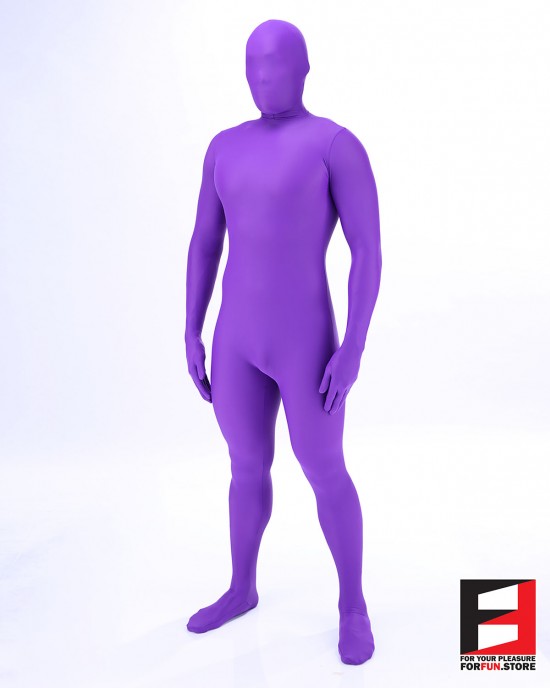 SPANDEX SMOOTH FUNSUIT PURPLE FS03