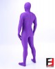 SPANDEX SMOOTH FUNSUIT PURPLE FS03