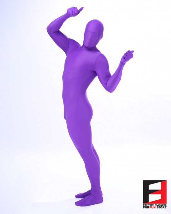 SPANDEX SMOOTH FUNSUIT PURPLE FS03