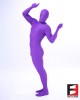 SPANDEX SMOOTH FUNSUIT PURPLE FS03