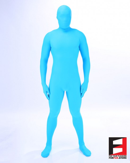 SPANDEX SMOOTH FUNSUIT LIGHT BLUE FS03