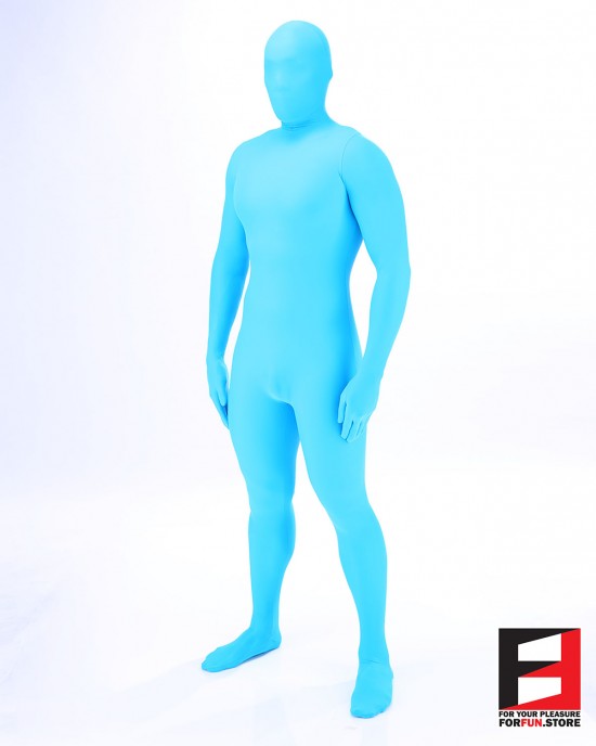 SPANDEX SMOOTH FUNSUIT LIGHT BLUE FS03