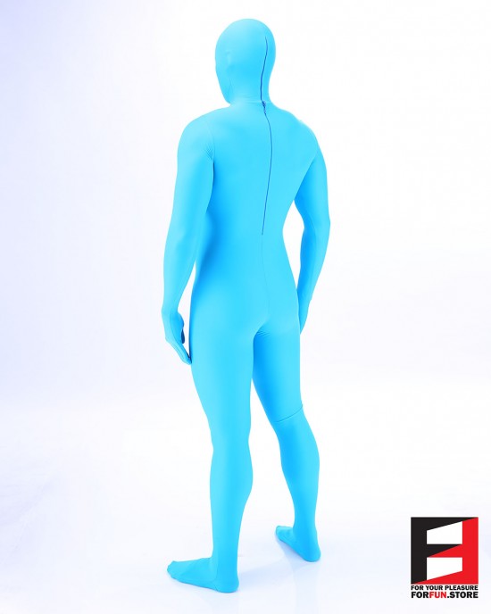 SPANDEX SMOOTH FUNSUIT LIGHT BLUE FS03